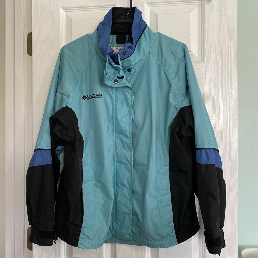 Vintage Columbia Bugaboo Women’s Jacket S (Japan M) Rare Colors Light Blue/Black